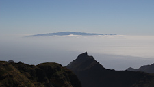 Blick auf La Gomera vom Teno-Gebirge